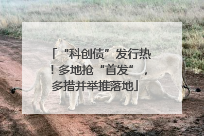 “科创债”发行热！多地抢“首发”，多措并举推落地