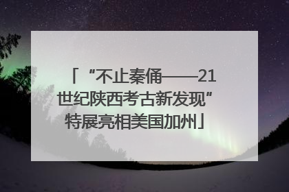 “不止秦俑——21世纪陕西考古新发现”特展亮相美国加州