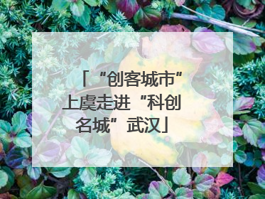“创客城市”上虞走进“科创名城”武汉