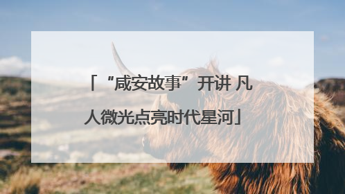 “咸安故事”开讲 凡人微光点亮时代星河