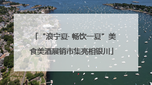 “浪宁夏· 畅饮一夏”美食美酒展销市集亮相银川