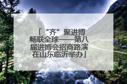 “齐”聚进博 畅联全球——第八届进博会招商路演在山东临沂举办