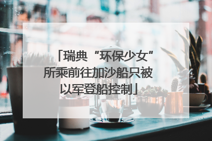 瑞典“环保少女”所乘前往加沙船只被以军登船控制
