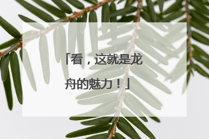 看，这就是龙舟的魅力！