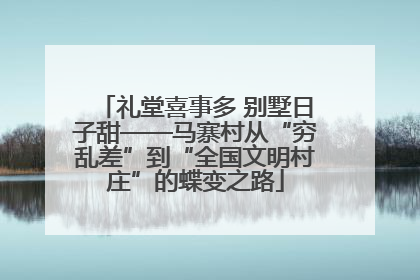 礼堂喜事多 别墅日子甜——马寨村从“穷乱差”到“全国文明村庄”的蝶变之路