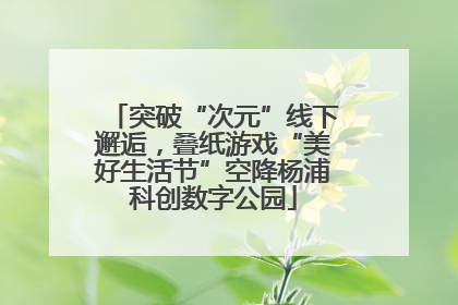 突破“次元”线下邂逅，叠纸游戏“美好生活节”空降杨浦科创数字公园