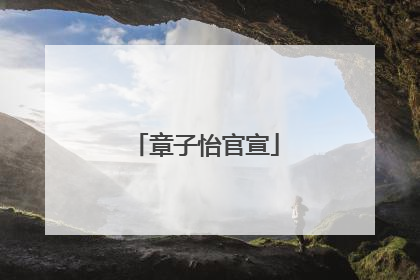 章子怡官宣