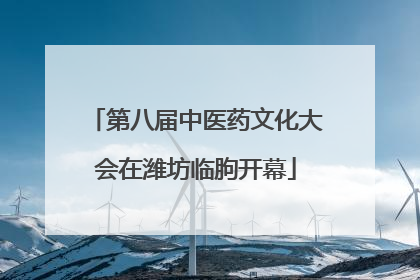 第八届中医药文化大会在潍坊临朐开幕