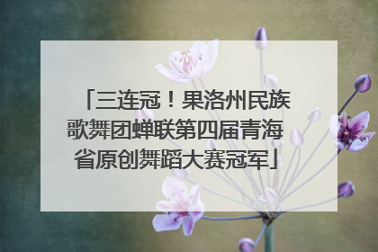 三连冠！果洛州民族歌舞团蝉联第四届青海省原创舞蹈大赛冠军