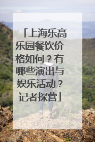 上海乐高乐园餐饮价格如何？有哪些演出与娱乐活动？记者探营