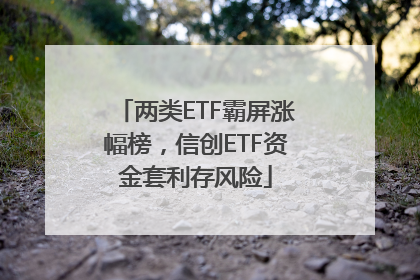 两类ETF霸屏涨幅榜，信创ETF资金套利存风险