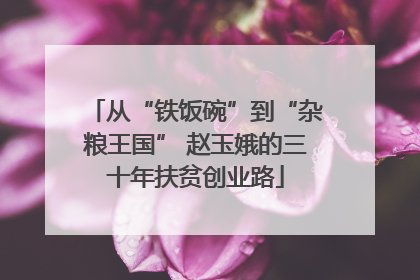 从“铁饭碗”到“杂粮王国” 赵玉娥的三十年扶贫创业路