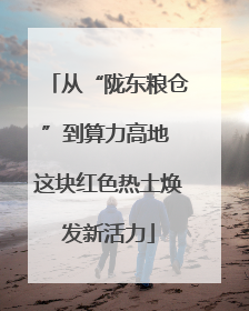 从“陇东粮仓”到算力高地 这块红色热土焕发新活力