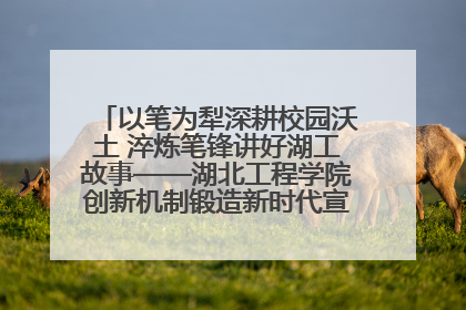 以笔为犁深耕校园沃土 淬炼笔锋讲好湖工故事——湖北工程学院创新机制锻造新时代宣传“轻骑兵”