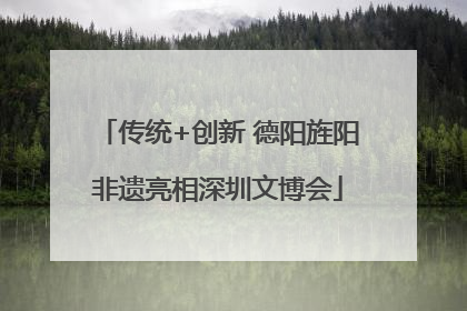 传统+创新 德阳旌阳非遗亮相深圳文博会