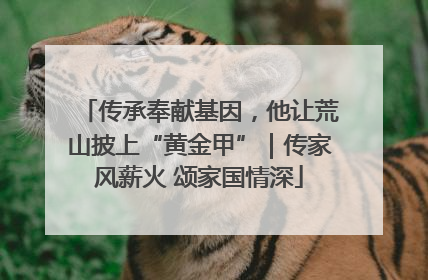 传承奉献基因，他让荒山披上“黄金甲”｜传家风薪火 颂家国情深