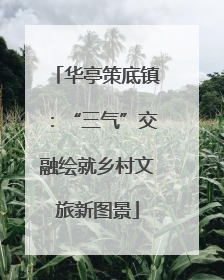 华亭策底镇：“三气”交融绘就乡村文旅新图景