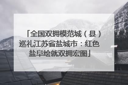 全国双拥模范城（县）巡礼江苏省盐城市：红色盐阜绘就双拥宏图