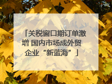 关税窗口期订单激增 国内市场成外贸企业“新蓝海”