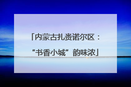 内蒙古扎赉诺尔区：“书香小城”韵味浓