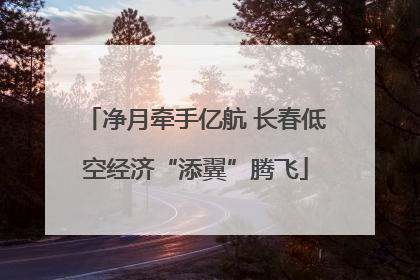 净月牵手亿航 长春低空经济“添翼”腾飞