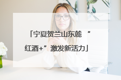 宁夏贺兰山东麓 “红酒+”激发新活力
