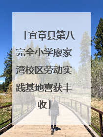 宜章县第八完全小学廖家湾校区劳动实践基地喜获丰收