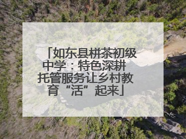 如东县栟茶初级中学：特色深耕 托管服务让乡村教育“活”起来