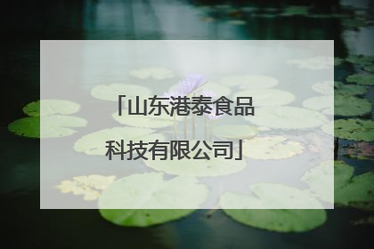 山东港泰食品科技有限公司