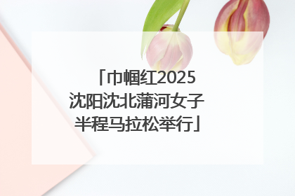 巾帼红2025沈阳沈北蒲河女子半程马拉松举行