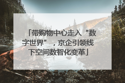 带购物中心走入“数字世界”，京企引领线下空间数智化变革