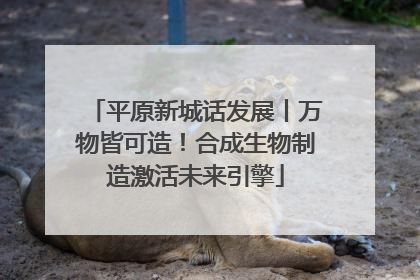 平原新城话发展丨万物皆可造！合成生物制造激活未来引擎