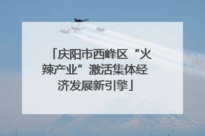 庆阳市西峰区“火辣产业”激活集体经济发展新引擎