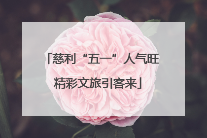 慈利“五一”人气旺 精彩文旅引客来