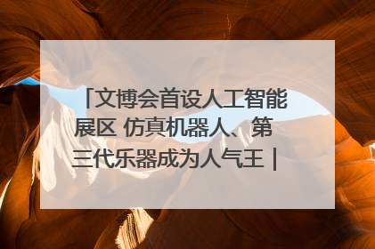 文博会首设人工智能展区 仿真机器人、第三代乐器成为人气王｜文博向“新”