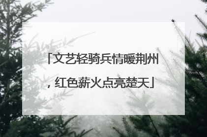 文艺轻骑兵情暖荆州，红色薪火点亮楚天