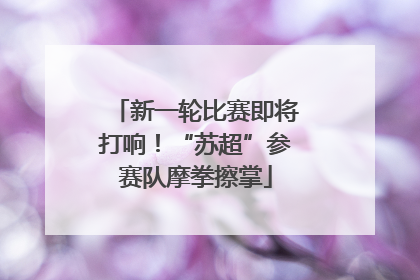 新一轮比赛即将打响！“苏超”参赛队摩拳擦掌