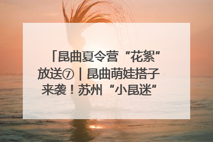 昆曲夏令营“花絮”放送⑦｜昆曲萌娃搭子来袭！苏州“小昆迷”姐弟期待同台演绎“姑苏水磨调”
