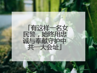 有这样一名女民警，始终用忠诚与奉献守护中共一大会址