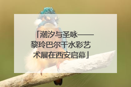 潮汐与圣咏——黎玲巴尔干水彩艺术展在西安启幕