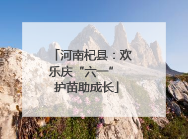 河南杞县：欢乐庆“六一” 护苗助成长