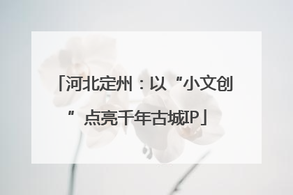 河北定州：以“小文创”点亮千年古城IP