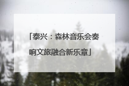 泰兴：森林音乐会奏响文旅融合新乐章