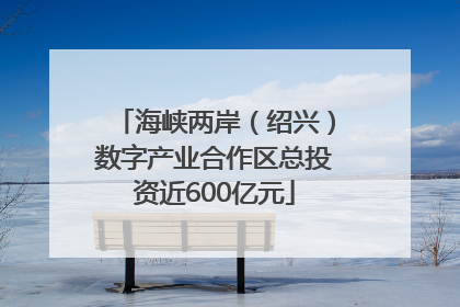 海峡两岸（绍兴）数字产业合作区总投资近600亿元