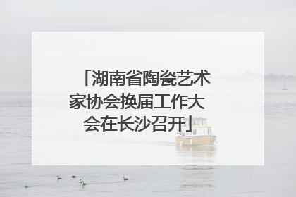 湖南省陶瓷艺术家协会换届工作大会在长沙召开