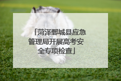 菏泽鄄城县应急管理局开展高考安全专项检查