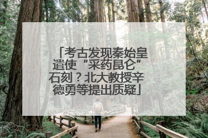 考古发现秦始皇遣使“采药昆仑”石刻？北大教授辛德勇等提出质疑