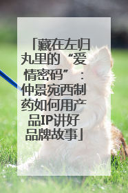 藏在左归丸里的“爱情密码”：仲景宛西制药如何用产品IP讲好品牌故事