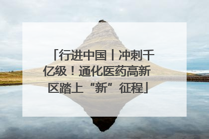行进中国丨冲刺千亿级！通化医药高新区踏上“新”征程
