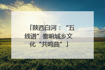 陕西白河：“五线谱”奏响城乡文化“共鸣曲”